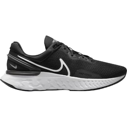 Кроссовки Nike React Miler 3 Black White, черный/белый