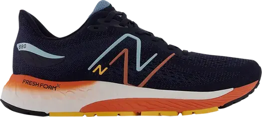 Кроссовки New Balance Fresh Foam X 880v12 B Wide 'Eclipse Vibrant Apricot', фиолетовый