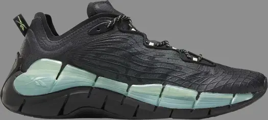 Кроссовки zig kinetica 2 'black neon mint' Reebok, черный
