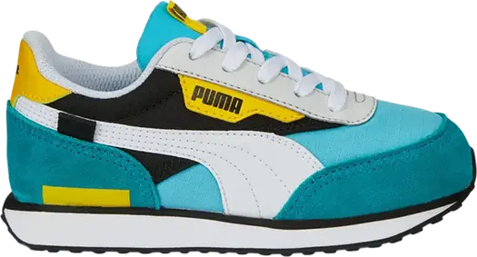 Кроссовки Puma Future Rider Play On Little Kid Blue Atoll, синий