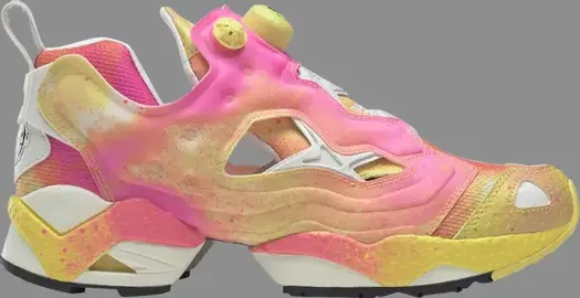 Кроссовки smiley x instapump fury '50th anniversary' Reebok, розовый