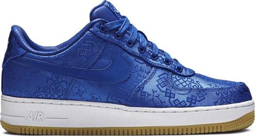 Кроссовки Nike CLOT x Air Force 1 PRM 'Royal Silk', синий