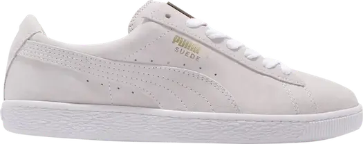 Кроссовки Puma Suede Classic Metal Badge White Team Gold, кремовый