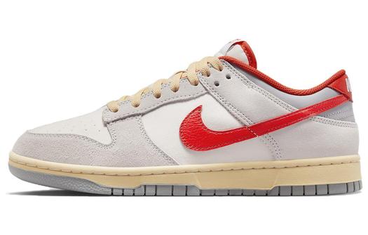 Кроссовки Nike Air Dunk 85, светло-серый/красный