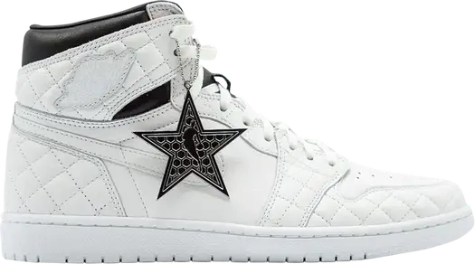 Кроссовки Air Jordan 1 Retro High All Star - White 2019, белый