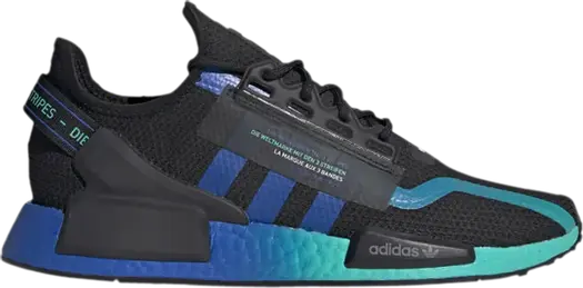 Кроссовки Adidas NMD_R1 V2 'Aqua', черный