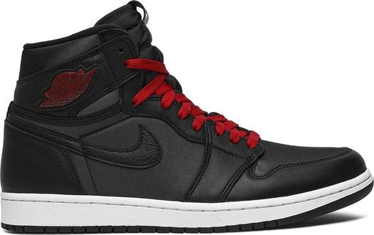 Кроссовки Air Jordan 1 Retro High OG Black Gym Red, черный