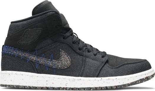 Кроссовки Air Jordan 1 Mid Crater, черный