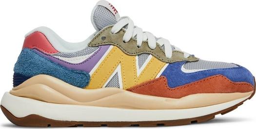 Кроссовки New Balance Wmns 57/40 'Silver Mink Blue', серебряный