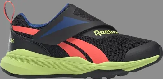 Кроссовки equal fit little kid 'black solar acid yellow' Reebok, черный