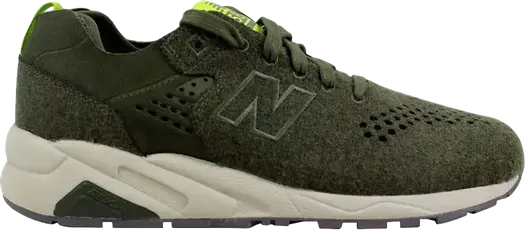 Кроссовки New Balance 580 Re-Engineered Wool 'Olive', зеленый