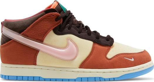 Кроссовки Nike Social Status x Dunk Mid 'Chocolate Milk', коричневый