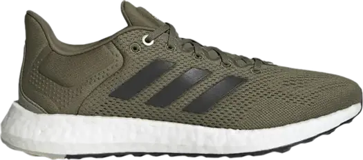 Кроссовки Adidas PureBoost 21 'Focus Olive', зеленый