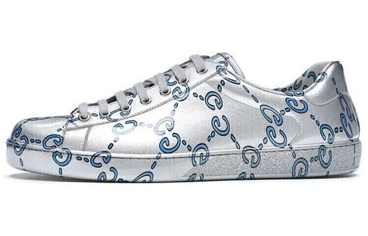 Кроссовки мужские Gucci ACE, Обувь для скейтбординга, Белый