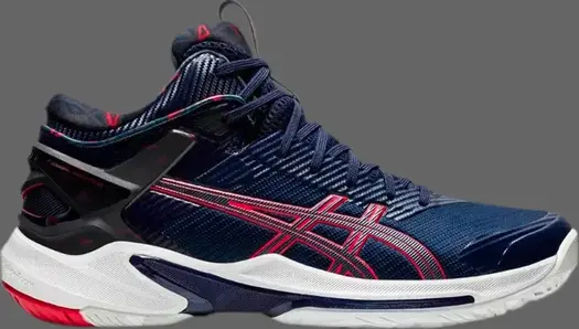 Кроссовки gel burst 24 ge 'peacoat classic red' Asics, синий