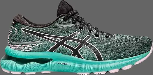 Кроссовки wmns gel nimbus 24 'black barely rose' Asics, зеленый