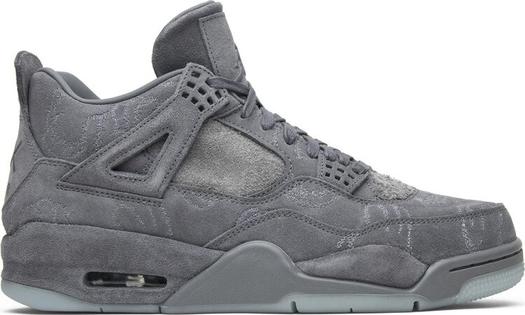 Кроссовки KAWS x Air Jordan 4 Retro Cool Grey, серый