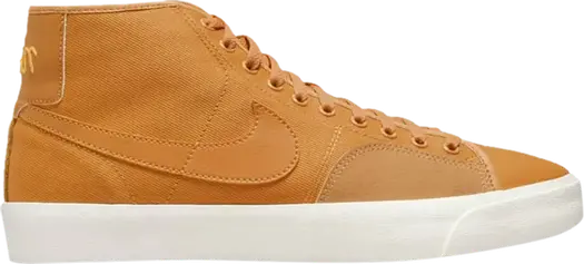 Кроссовки Nike Blazer Court Mid Premium SB 'Light Curry', желтый