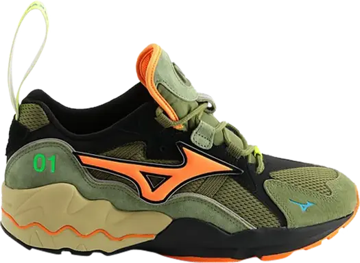 Кроссовки 24 Karats x mita x Wave Rider 1, зеленый