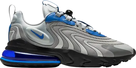 Кроссовки Nike Air Max 270 React ENG 'Battle Blue', серебряный