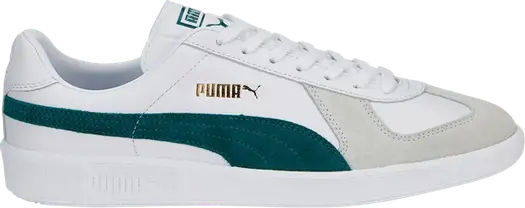 Кроссовки Puma Army Trainer White Varsity Green, белый