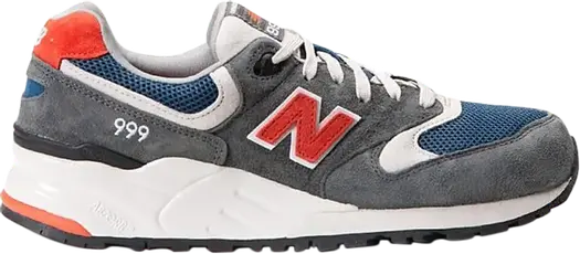 Кроссовки New Balance 999, темно-серый/красный
