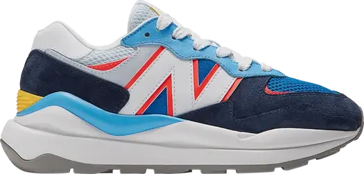Кроссовки New Balance Wmns 57/40 'Natural Indigo Electric Red', синий