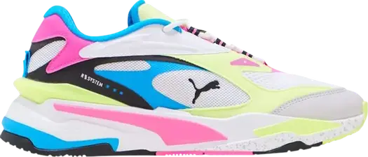 Кроссовки Puma RS-Fast Big Kid Block Yellow, белый