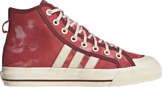 Кроссовки Adidas Nizza Hi RF 'Bleached - Crew Red Wonder White', красный