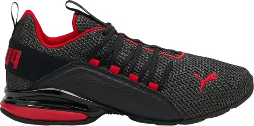 Кроссовки Puma Axelion LS Black High Risk Red, черный