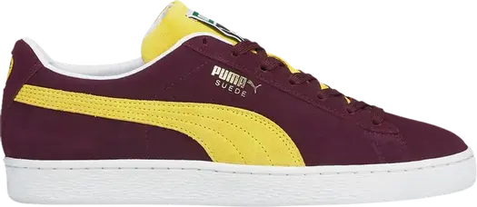 Кроссовки Puma Suede Classic 21 Grape Wine Dandelion, красный