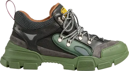 Кроссовки Gucci Flashtrek Green Black, зеленый
