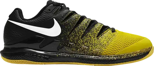 Лимитированные кроссовки Nike Air Zoom Vapor X 'Black Speed Yellow Spray', черный