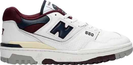 Кроссовки New Balance 550 'Burgundy Natural Indigo', белый