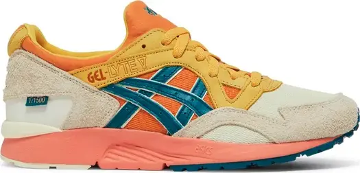 Кроссовки social status x charolette lab schools x gel lyte 5 'eternal summer - transparent yellow' Asics, желтый