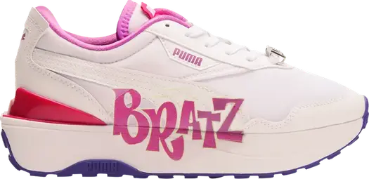 Кроссовки Puma Bratz x Cruise Rider Jr White Spring Crocus, белый