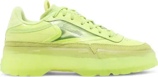 Кроссовки cardi b x wmns club c 'high vis green' Reebok, зеленый