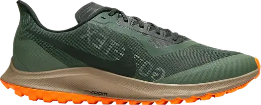Кроссовки Nike Air Zoom Pegasus 36 Trail Gore-Tex 'Galactic Jade', зеленый