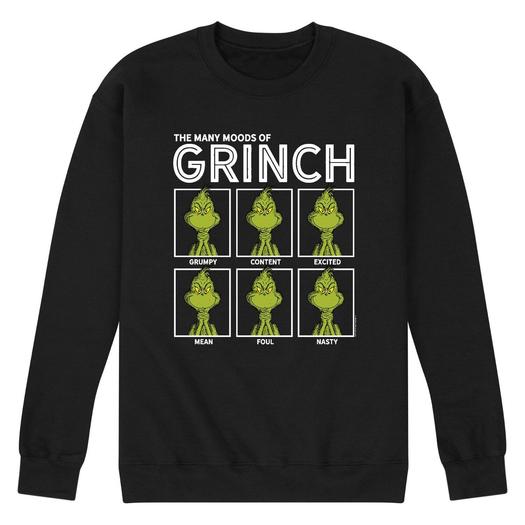 Мужской свитшот Dr. Suess The Grinch Moods Licensed Character