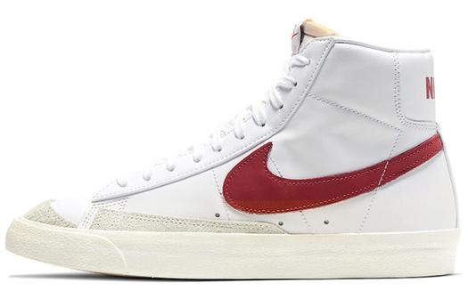 Кроссовки Nike Blazer Mid 77, белый/темно-красный