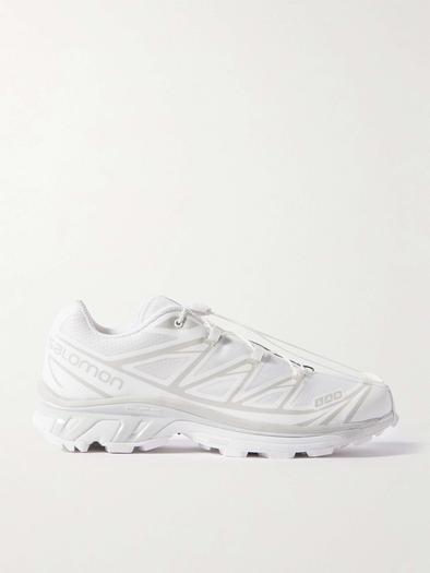 Кроссовки SALOMON XT-6 Advanced, с прорезиненной сеткой, белый