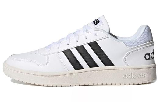 Кроссовки Adidas Neo Hoops 2.0 Vintage Basketball Unisex, белый/черный