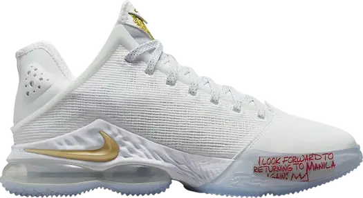 Кроссовки Nike Titan x Nike LeBron 19 Low 'Beyond The Seas', белый
