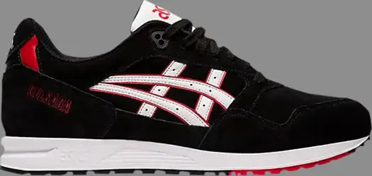 Кроссовки gel saga 'black white' Asics, черный