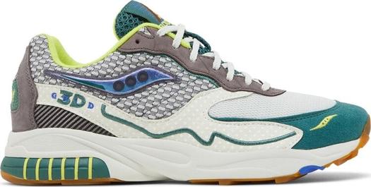 Кроссовки Saucony Bodega x 3D Grid Hurricane Loyal to the Sport, кремовый