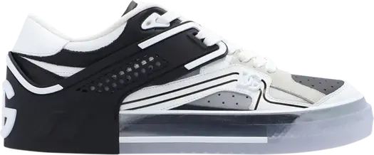 Кроссовки Dolce & Gabbana Custom 2.Zero Low Black Silver, черный