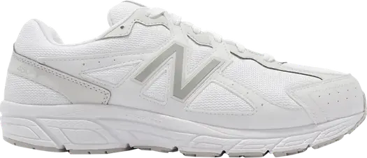 Кроссовки New Balance Wmns 480v5 4E Wide 'White Silver', белый