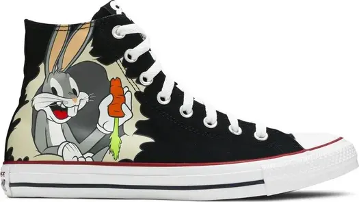Кроссовки Converse Looney Tunes x Chuck Taylor All Star High 80th Anniversary - Bugs Bunnys Mischief, черный