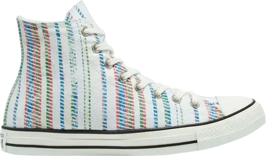 Кроссовки Converse Chuck Taylor All Star High Summer Stripes, разноцветный