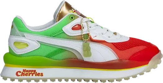 Кроссовки Puma Haribo x Street Rider Jr Happy Cherries, зеленый